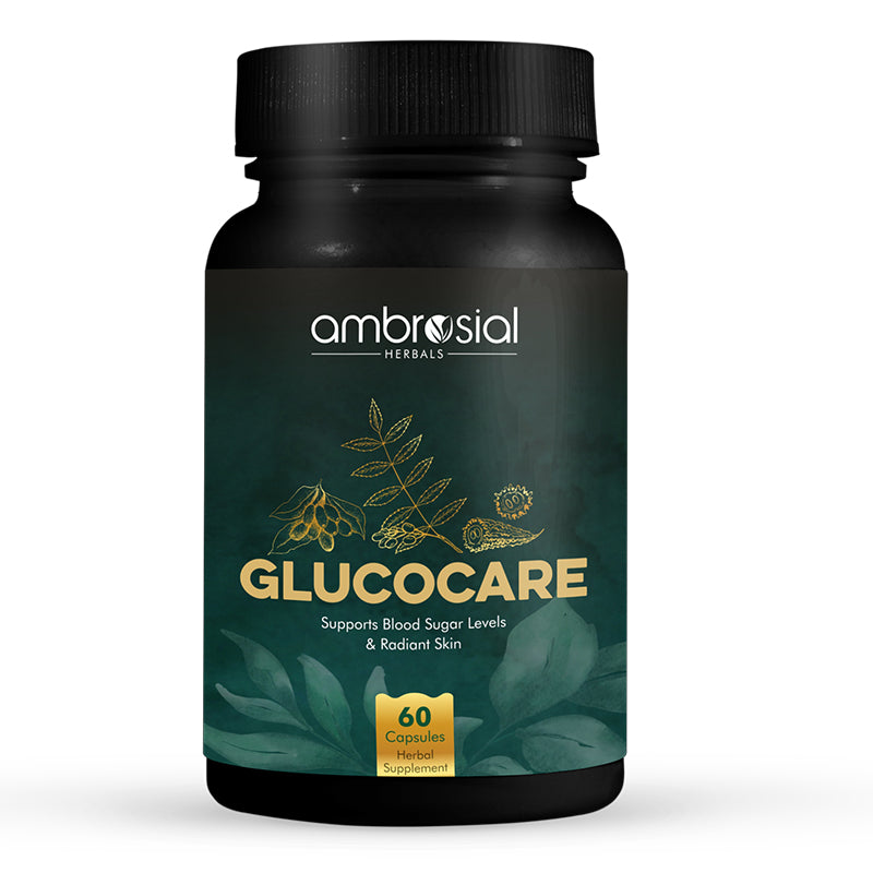 Ambrosial Glucocare Capsules Jar