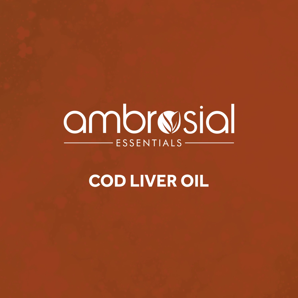 Ambrosial Cod Liver Oil text