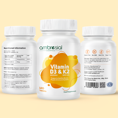 Vitamin D3 & K2 Tablets