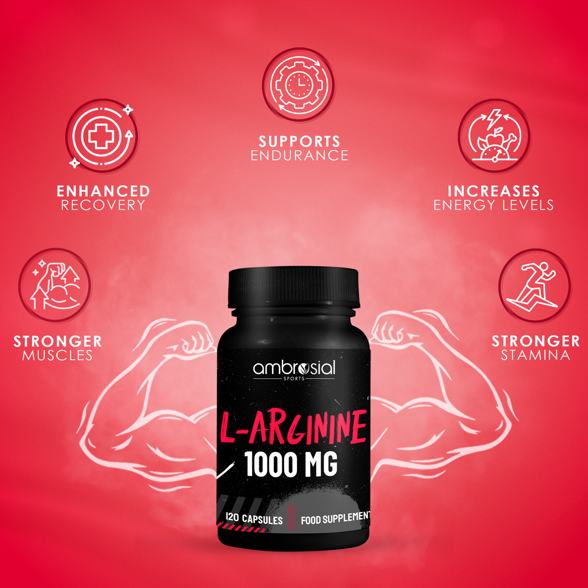 L-Arginine Amino Acid 1000mg