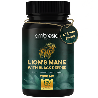Lion's Mane with Black Pepper - 2000 mg