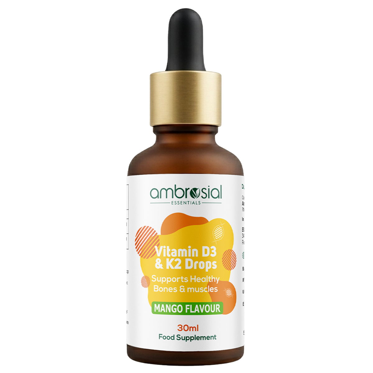 Ambrosial Vitamin D3 & K2 Drops 