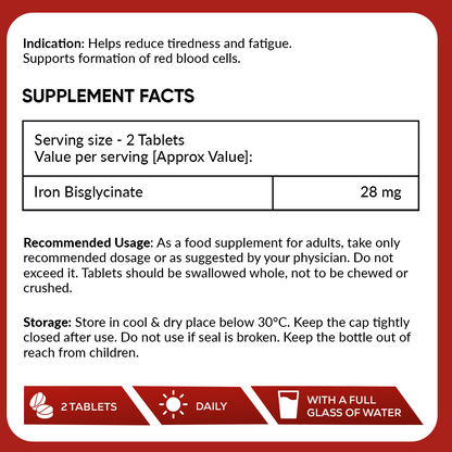 Iron Bisglycinate 28 mg
