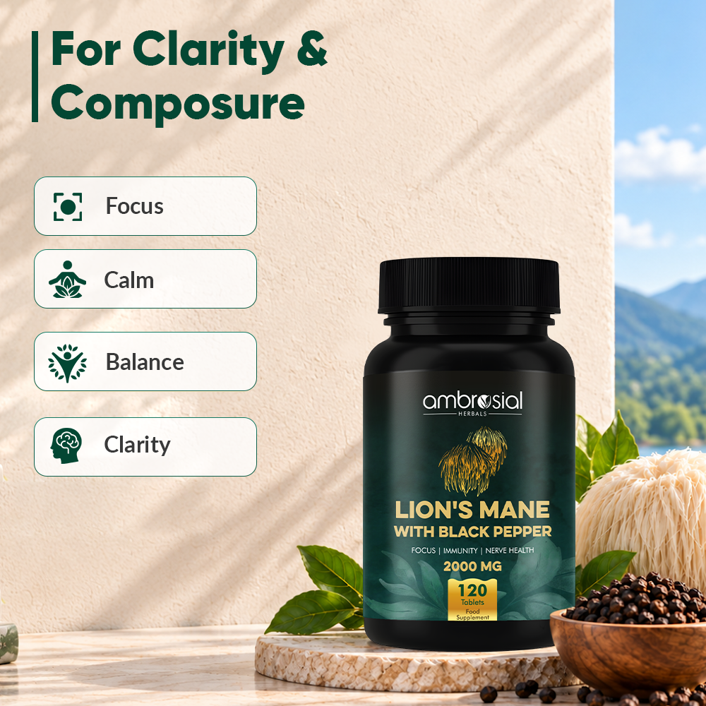 Lion's Mane with Black Pepper - 2000 mg