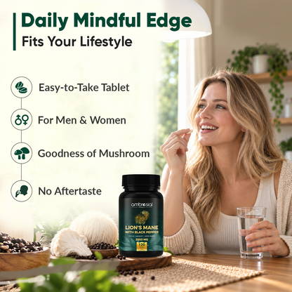 Lion's Mane with Black Pepper - 2000 mg