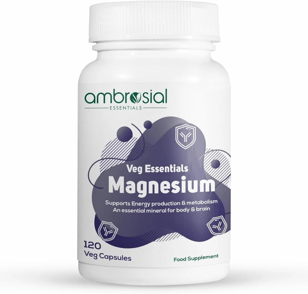 Ambrosial Magnesium 120 Veg Capsules