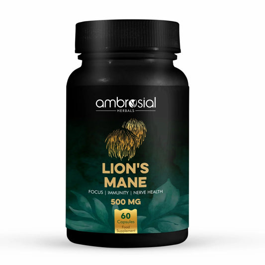 Ambrosial Nutrifood  Lion_s_Mane_500mg_Pack_of_1-60_Capsules