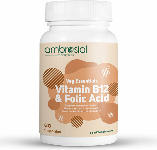 Ambrosial Nutrifood Vitamin B12 & Folic Acid 60 Capsules