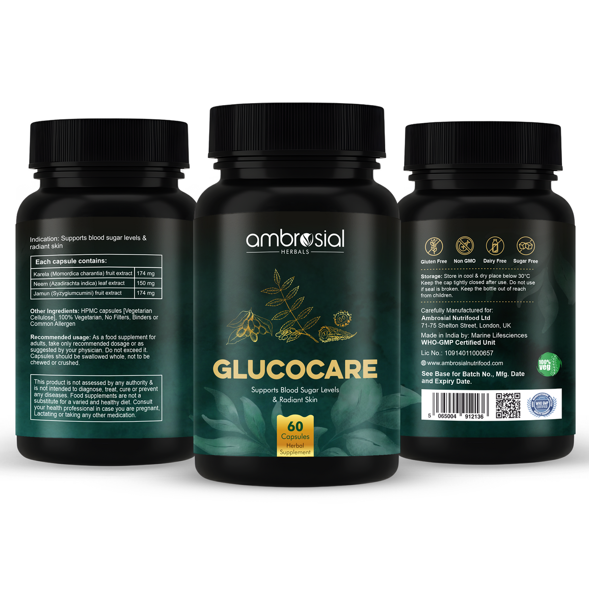 Glucocare (Bittermelone, Neem &amp; Jamun)