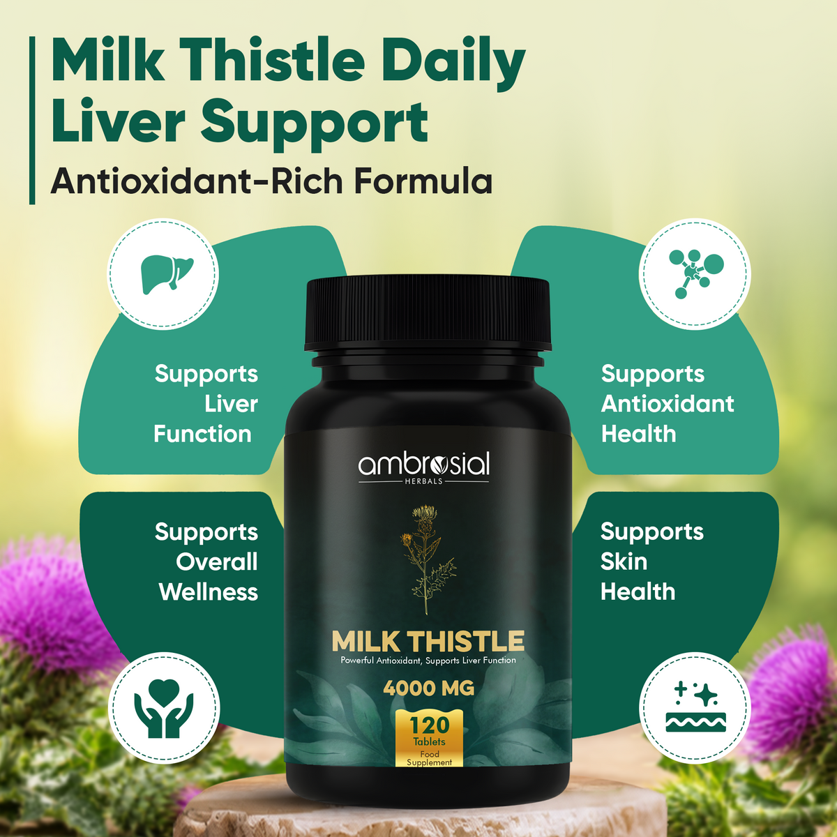 Ambrosial Milk Thistle 4000 MG 