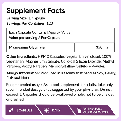 Magnesium Glycinate 350mg