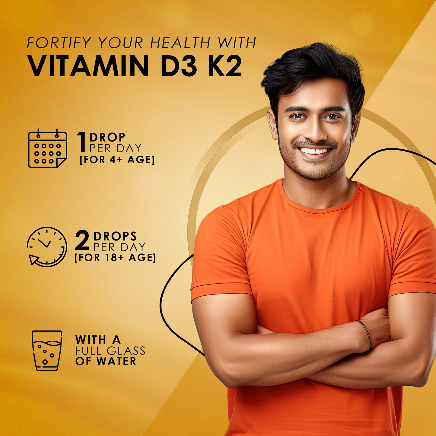 Ambrosial Vitamin D3 & K2 Drops 