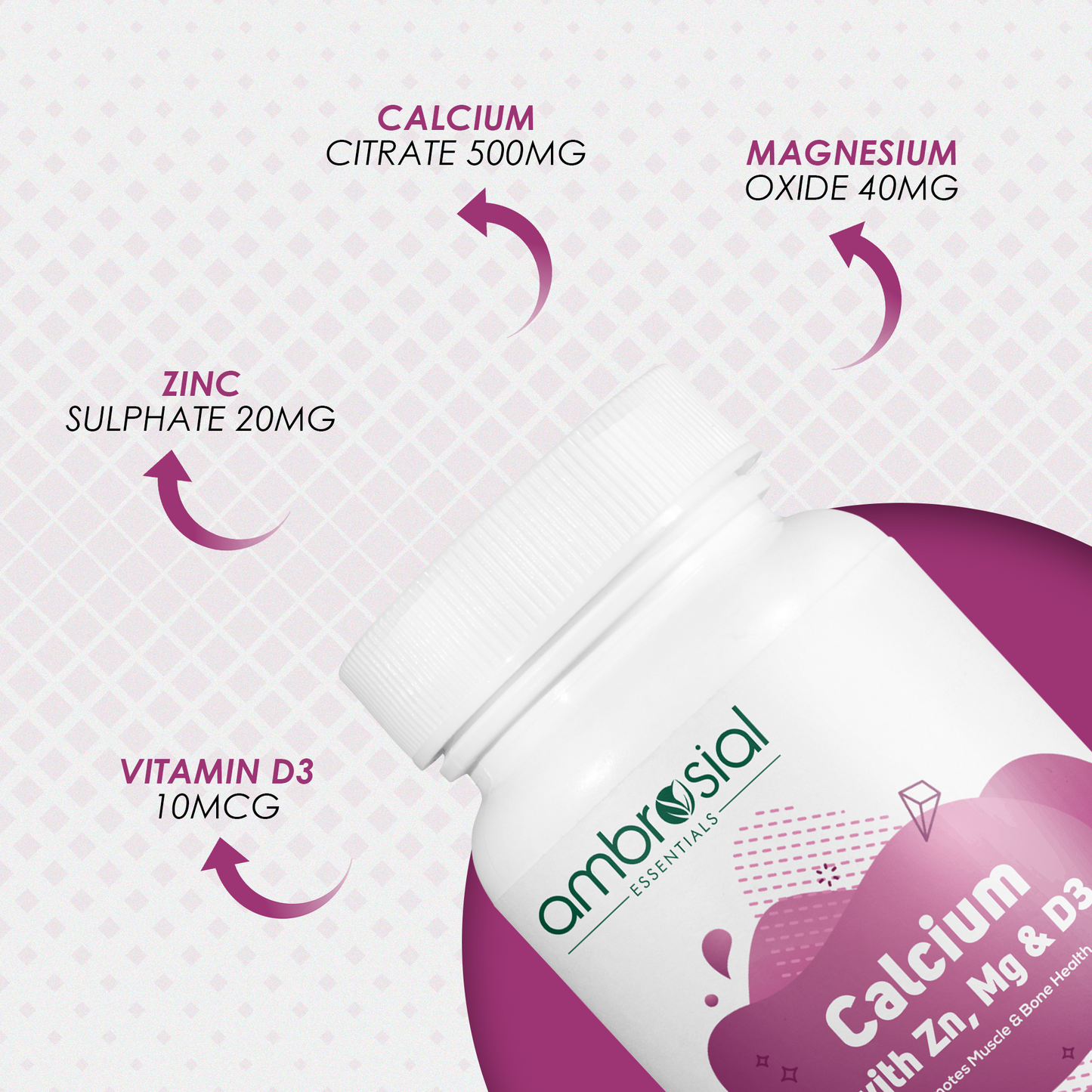 Calcium with Zinc, Magnesium & D3 