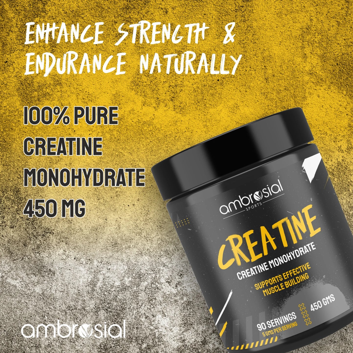 ambrosial Nutri Food Creatine Muscle Building 450MG
