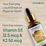 Ambrosial Vitamin D3 & K2 Drops