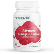 Ambrosial Advanced omega 3 (1100mg.) Capsule Jar