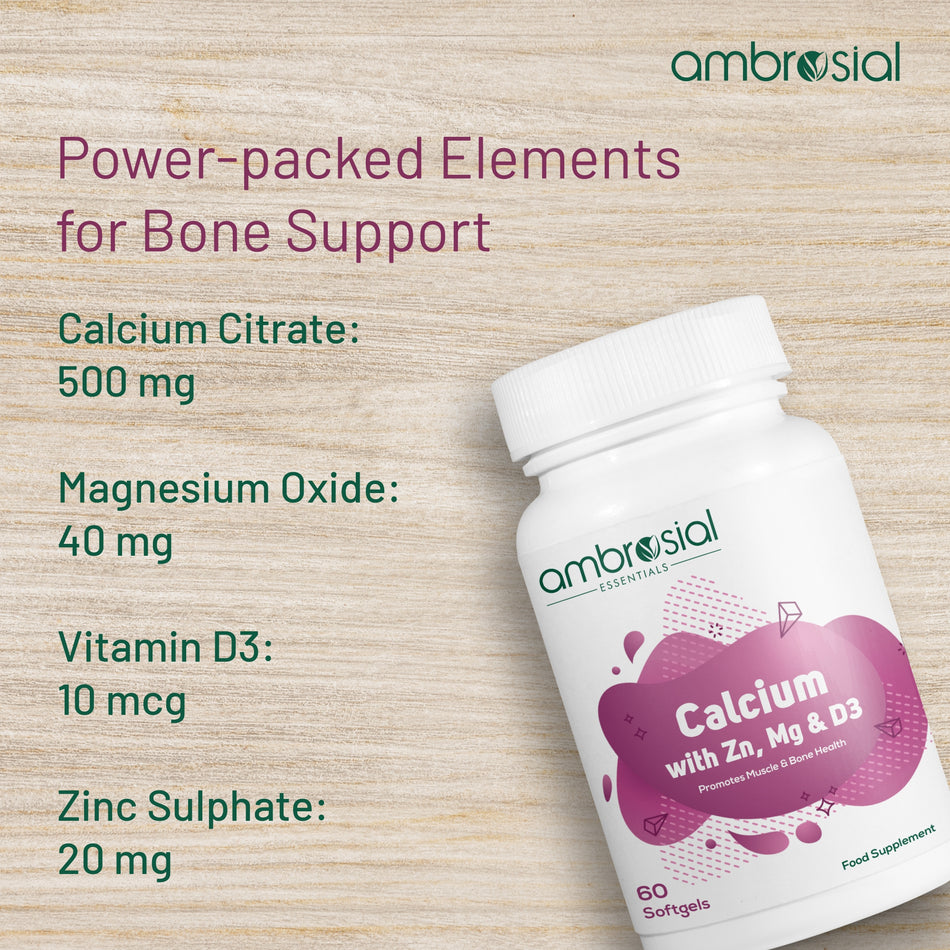 Calcium with Magnesium, Zinc & Vitamin D3