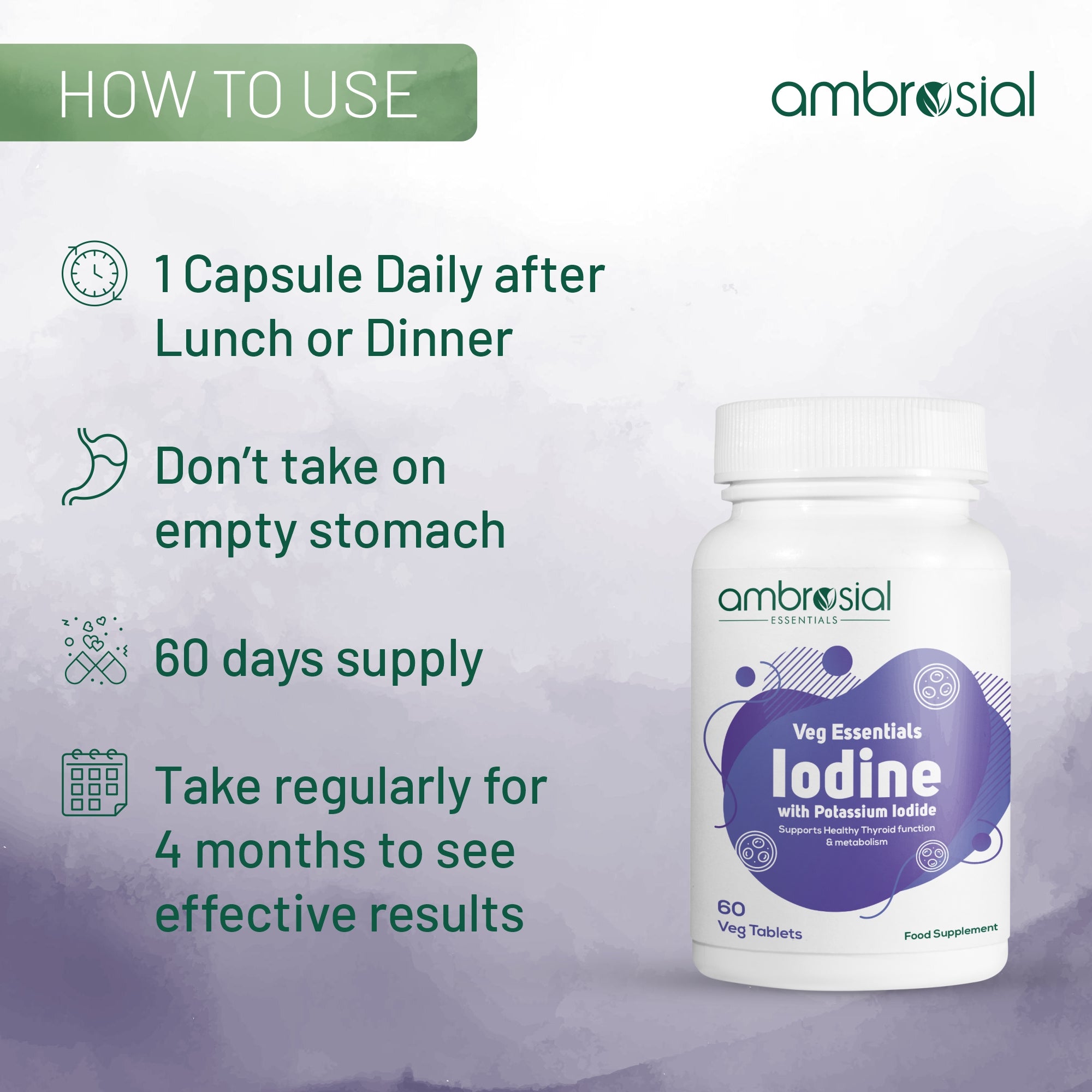 Iodine tablets uses store